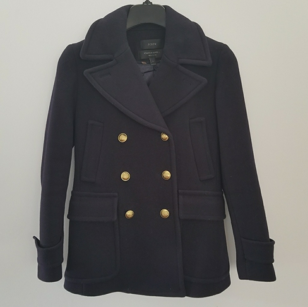 NWOT J. Crew Stadium Cloth Coat